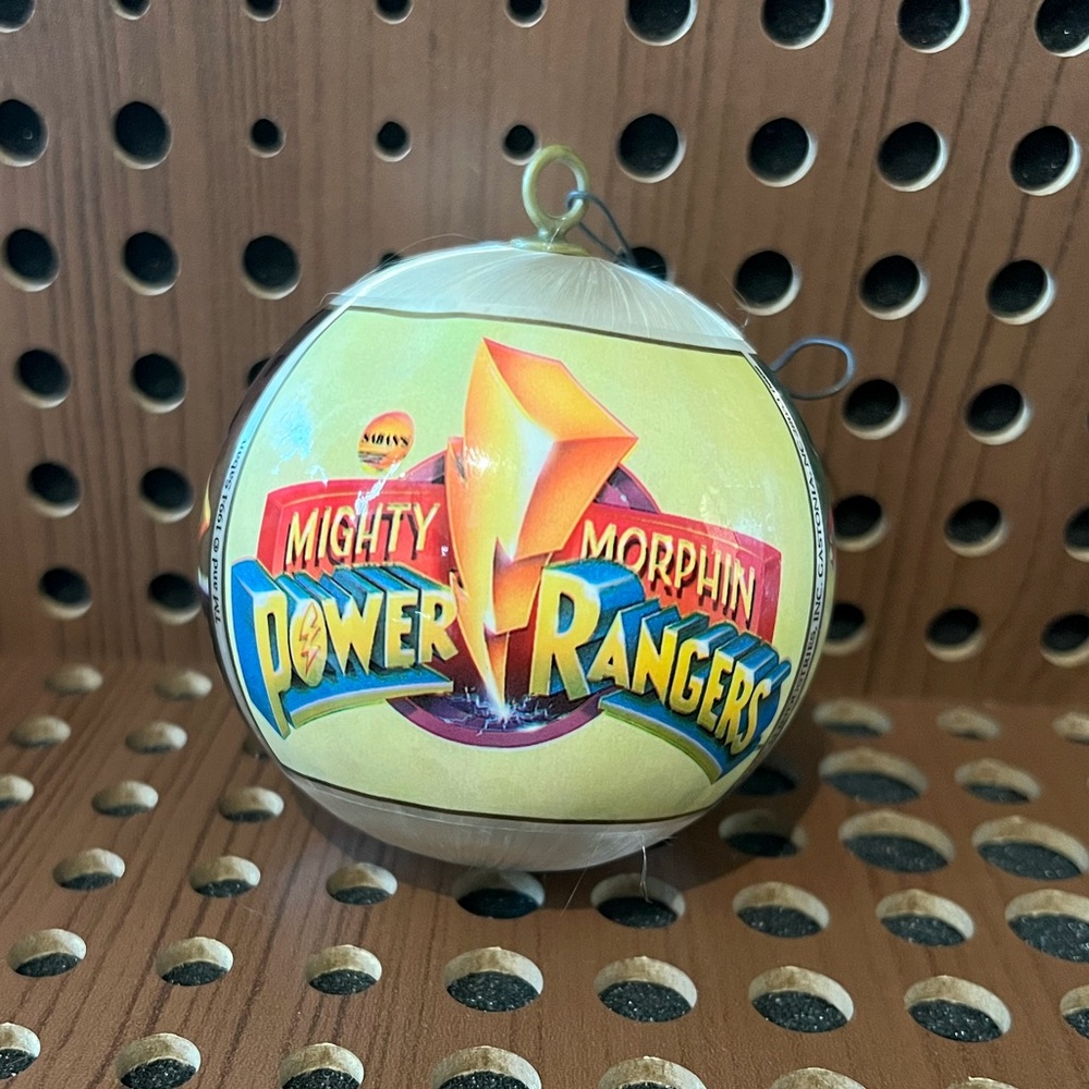 Vintage 1994 Power Rangers Mighty Morphin Christmas ornament